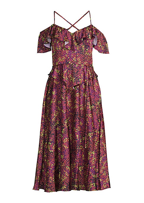 Charming Printed Midi Dress