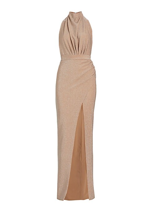 Metallic Elegance Gown