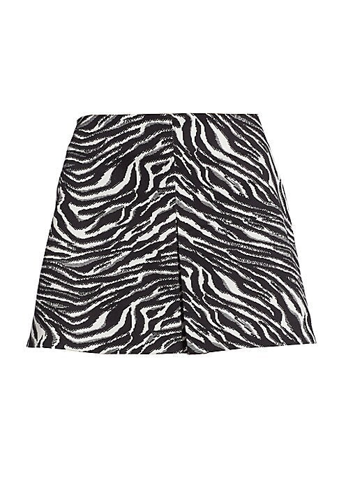 Zebra Kick Mini Skirt