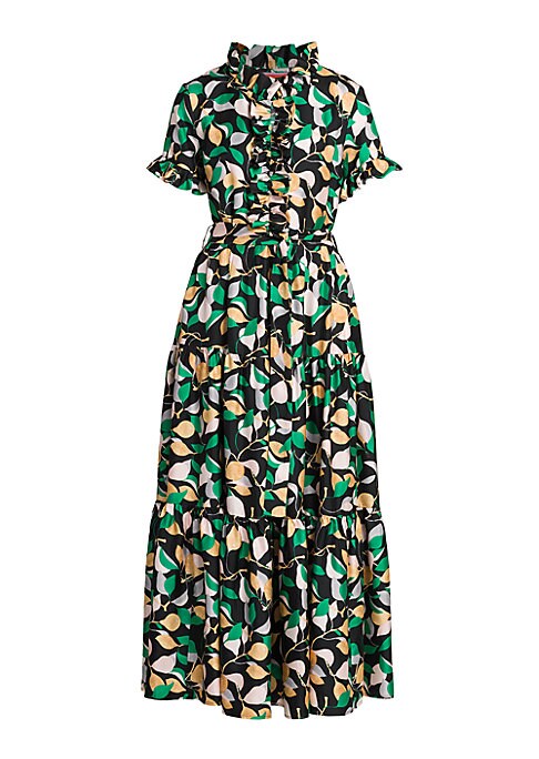 Elegant Silk Tiered Dress