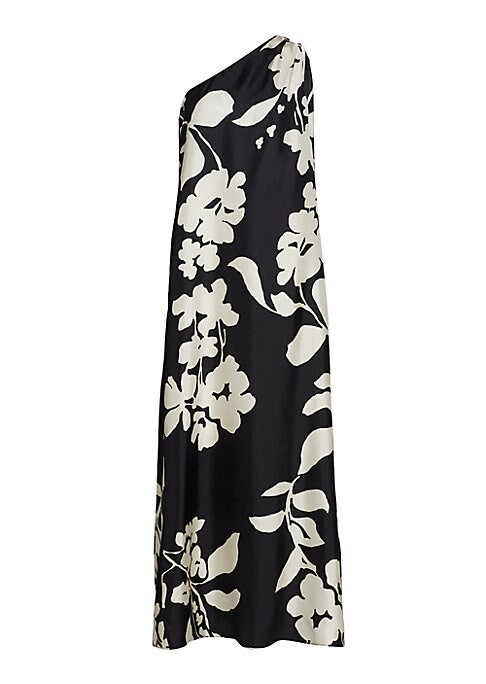 Silk Floral Maxi Dress