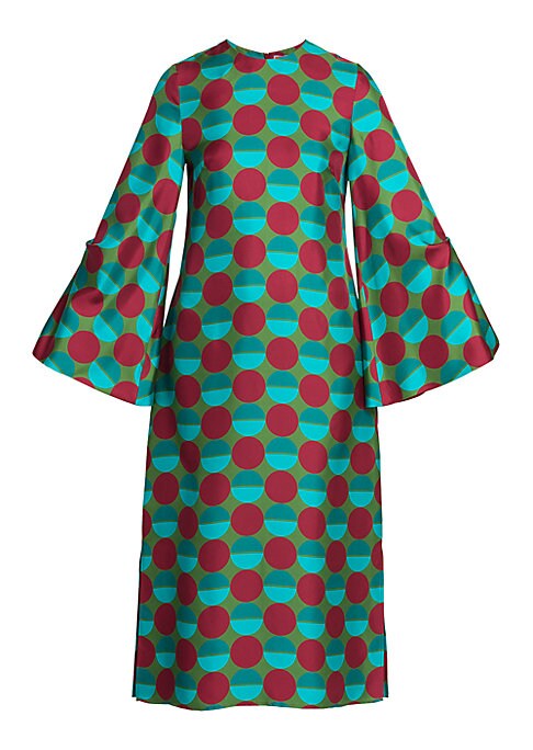 Chic Dot Midi Dress