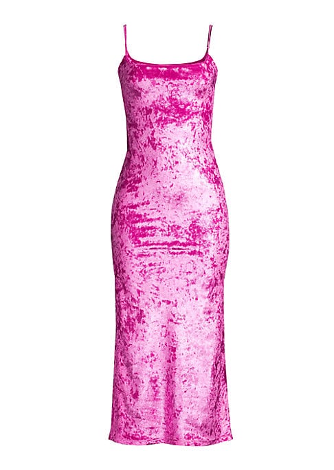 Velvet Luxe Slip Dress