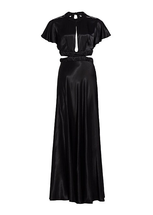 Flutter Cut-Out Maxi Dress