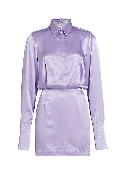 Satin Chic Cut-Out Dress