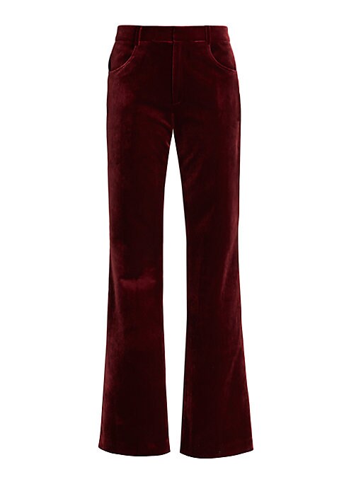 Velvet Flare Trousers