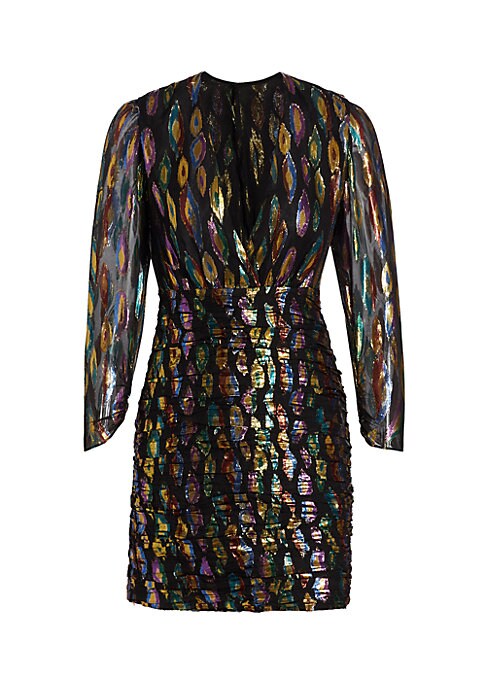 Glistening Silk Minidress