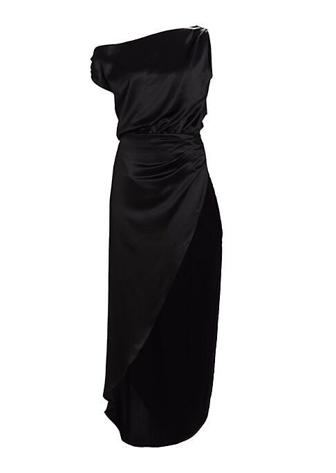 Asymmetric Slit Dress