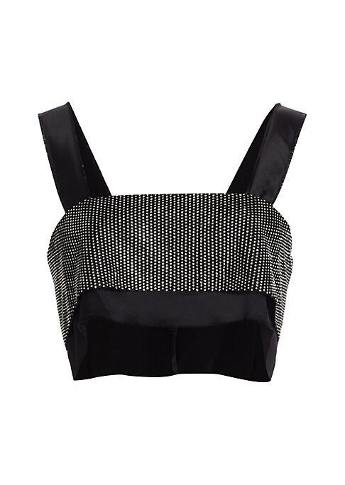 Embellished Square Neck Top