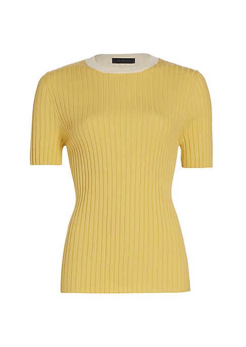 Chic Contrast Trim Sweater