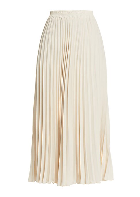 Pleated Elegance Midi Skirt