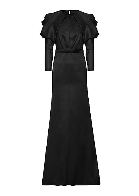 Elegant Puff Sleeve Gown
