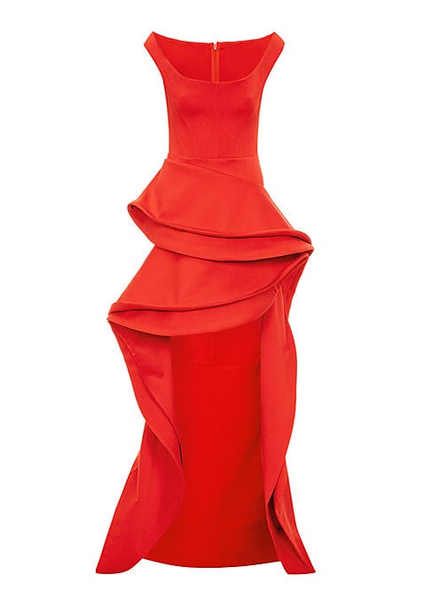 Draped Elegance Gown