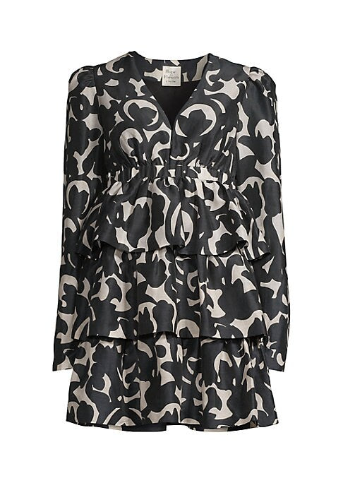 Floral Tiered Mini Dress