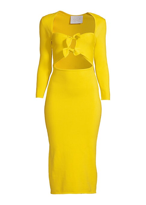 Knotty Elegance Midi Dress