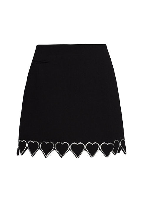 Crystal Heart A-Line Skirt