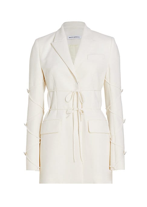 Elegant Heart Detail Blazer