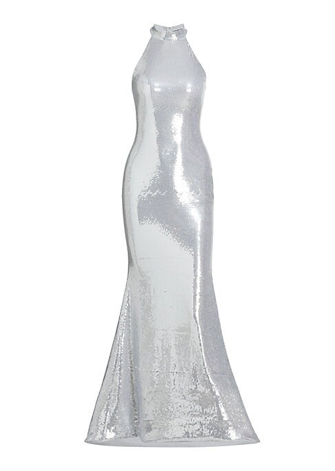 Radiant Sequin Evening Dress