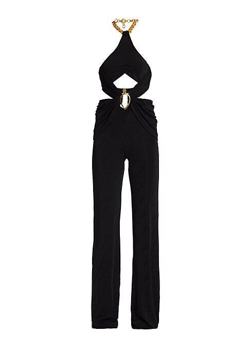 Gilded Halter Jumpsuit