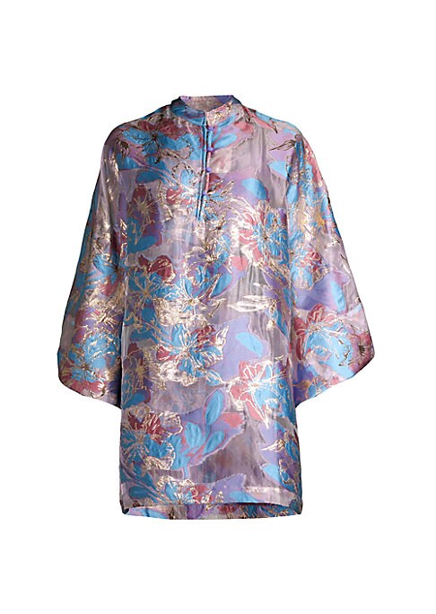 Glistening Floral Caftan