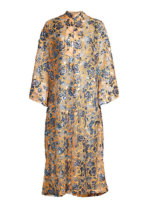 Glamorous Floral Maxi Caftan