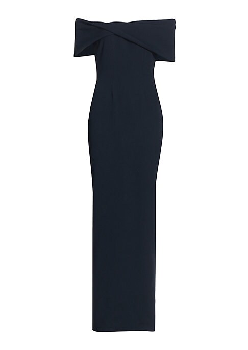 Chic Twisted Elegance Gown
