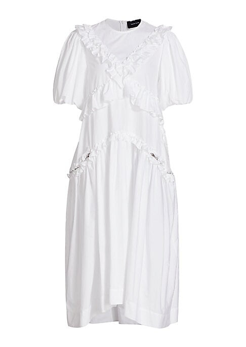 Romantic Ruffle Midi Dress