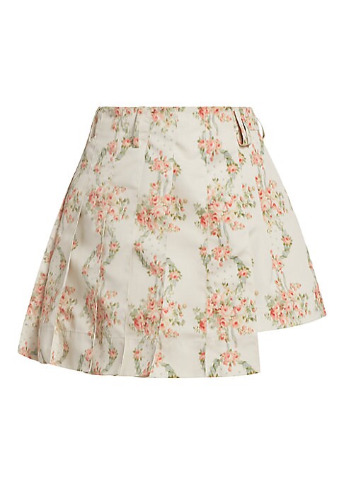 Floral Wrap Skirt