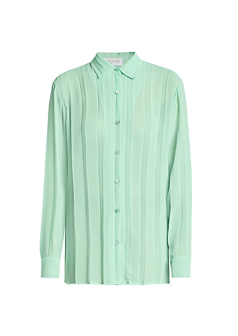 Pleated Colorburst Shirt
