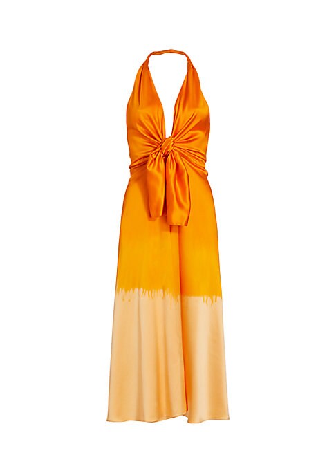 Chic Silk Midi Dress