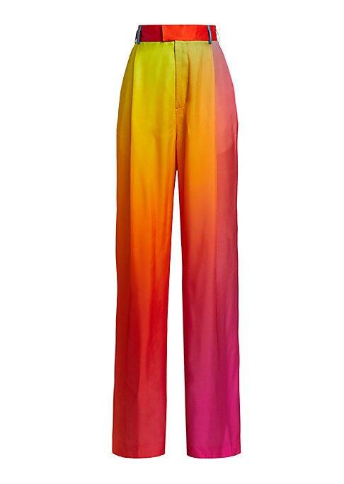 Gradient Chic Wide-Leg Pants