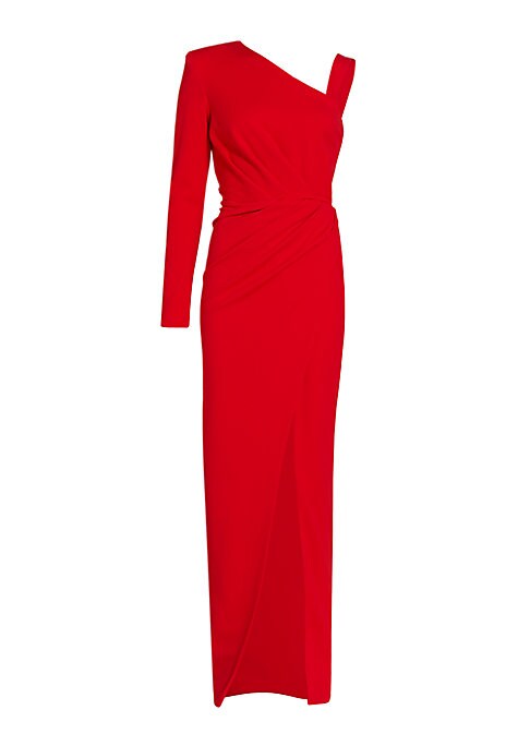 Chic Asymmetrical Slit Gown