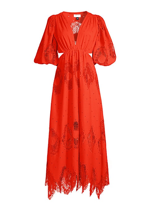 Chic Lace Midi Dress