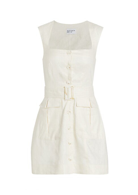 Linen Cargo Dress