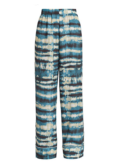 Chic Tie-Dye Wide Pants