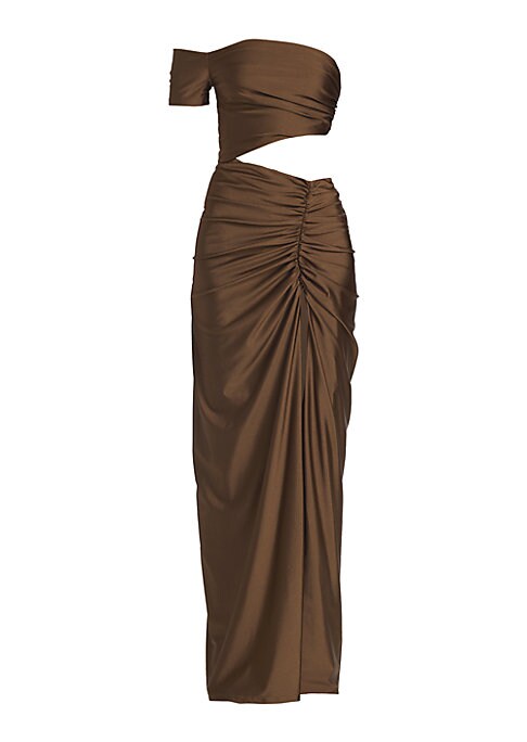 Satin Chic Maxi Dress