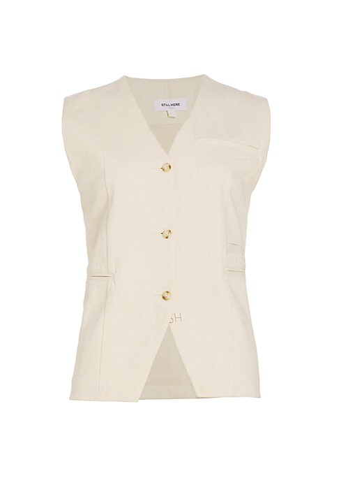 Timeless Tailored Cotton Vest