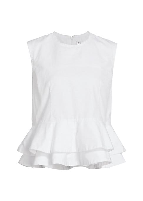 Ruffled Peplum Blouse