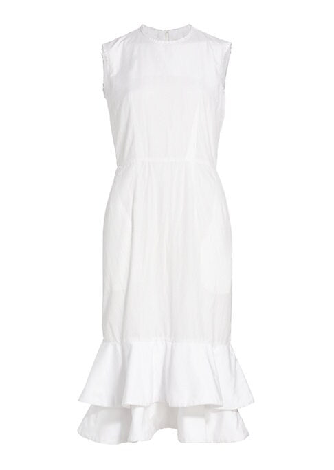 Flirty Flounce Midi Dress