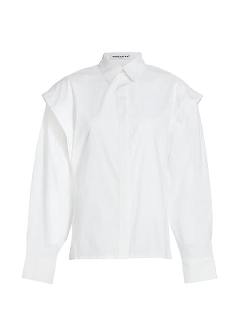 Crisp Layered Cotton Top