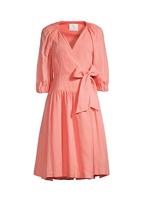 Linen Luxe Wrap Dress