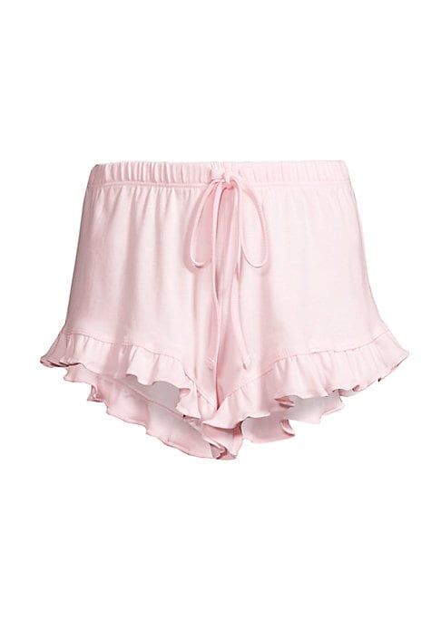 Ruffled Supima Pajama Shorts