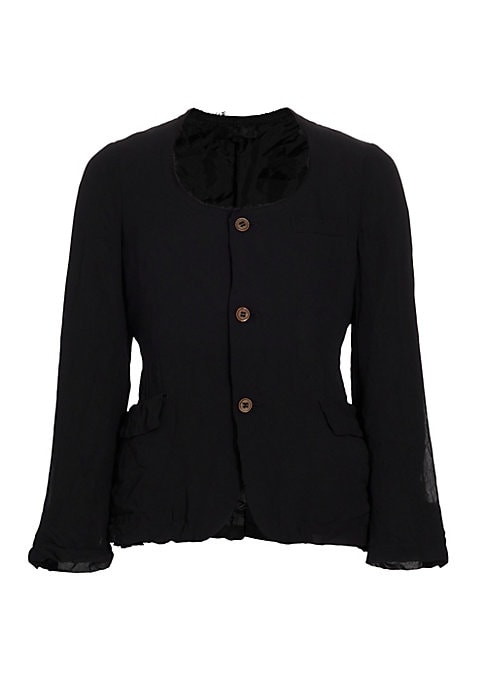 Chic Peplum Statement Jacket