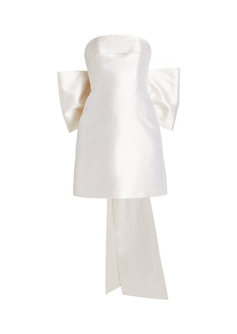 Silk Bow Minidress