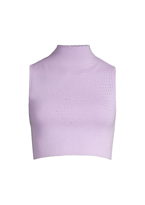 Dotty Mock Crop Top