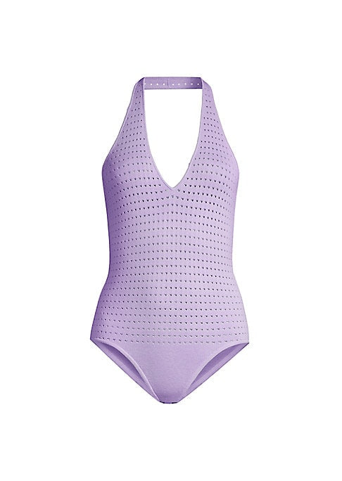 Dazzling Dot Halter Bodysuit