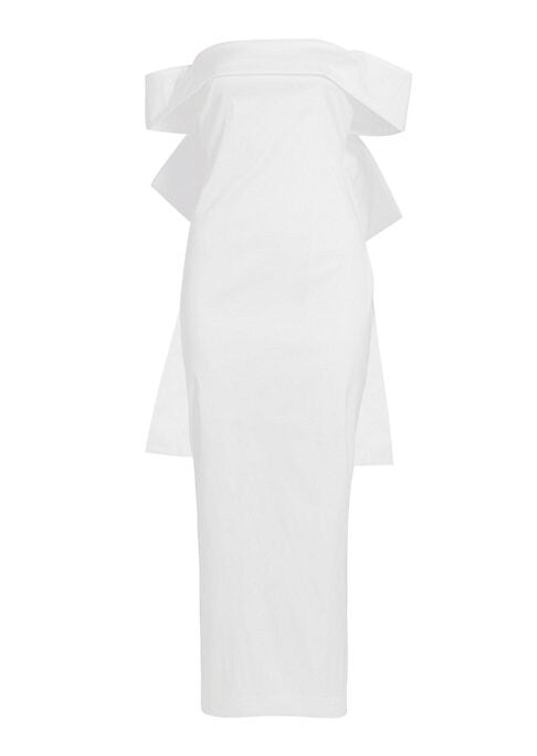 Elegant Bow Maxi Dress