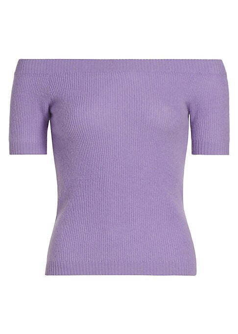 Luxurious Cashmere Off-Shoulder