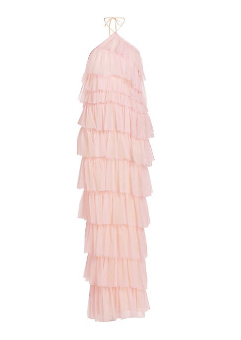 Ruffled Elegance Gown