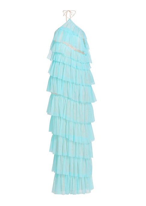 Ruffled Elegance Gown